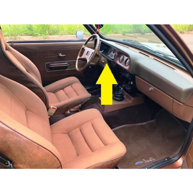 Acabamento Carcaça Coluna Direção Chevette Original Usado