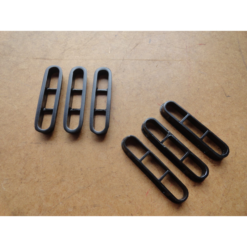 Difusor de Ar Interno Preto Entrada Saida Acabamento Fusca Brasilia Variant TL – Jogo metal