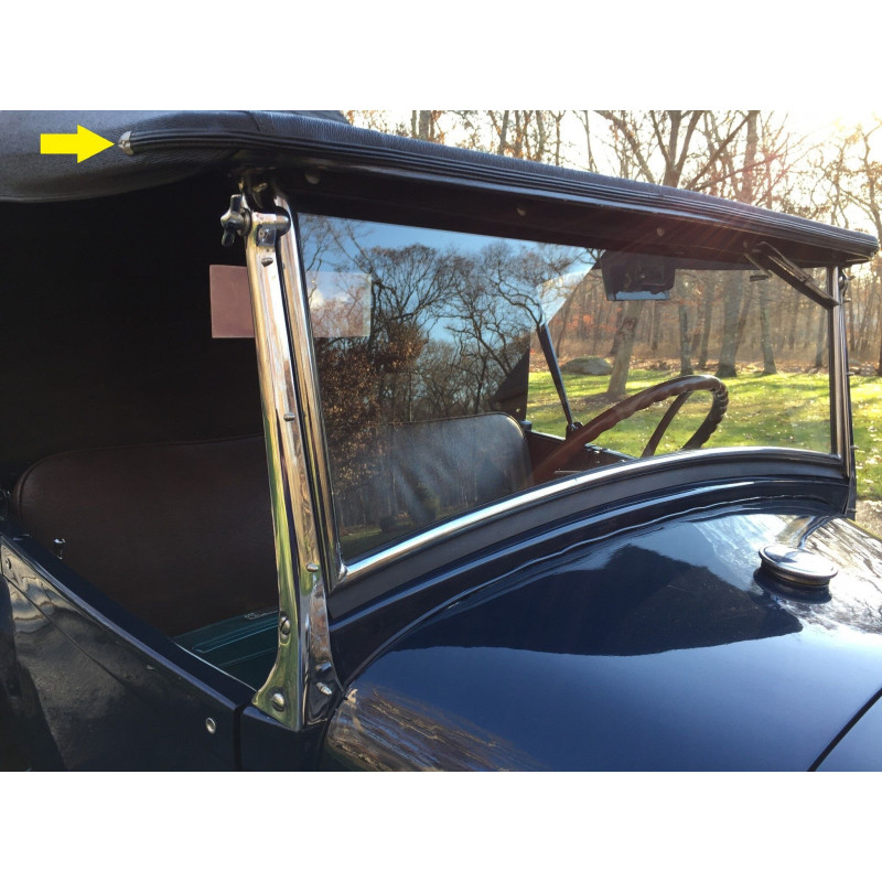 Acabamento Friso Filete Teto Vinil Ford Model A 1928 a 1931 - Par