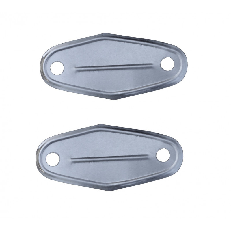 Acessório Protetor Moldura Maçaneta Fusca Alumínio - Par