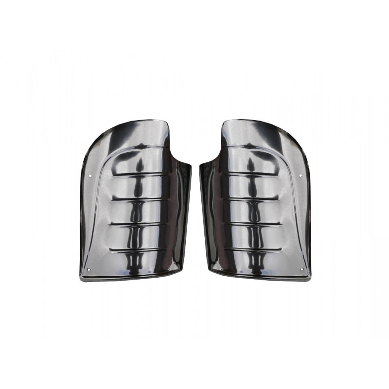 Acessório Protetor Paralama Traseiro Polaina Fusca Inox - Par