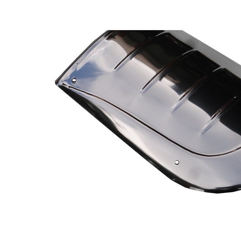 Acessório Protetor Paralama Traseiro Polaina Fusca Inox - Par