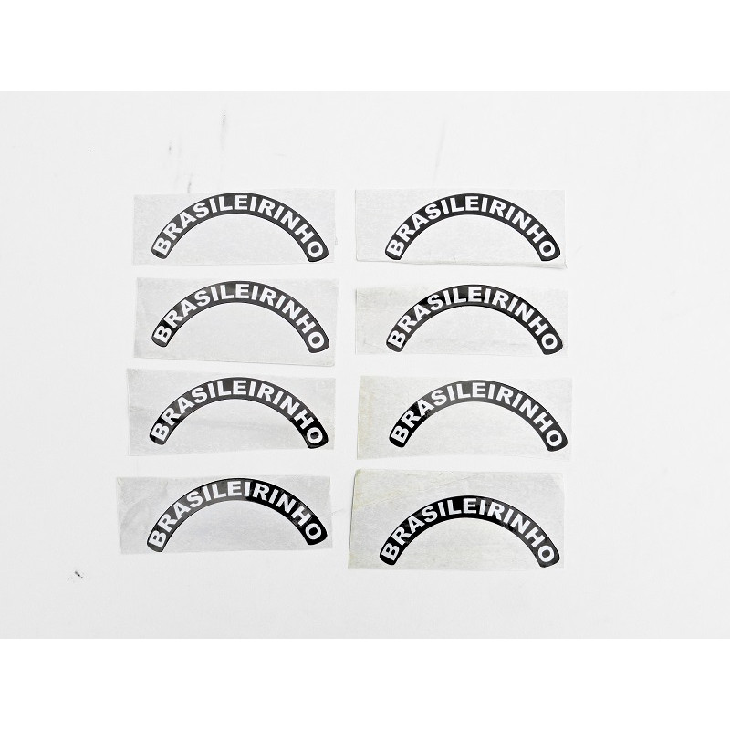 Adesivo Logo da Roda do Triciclo Antigo Bandeirante Brasileirinho Kit 