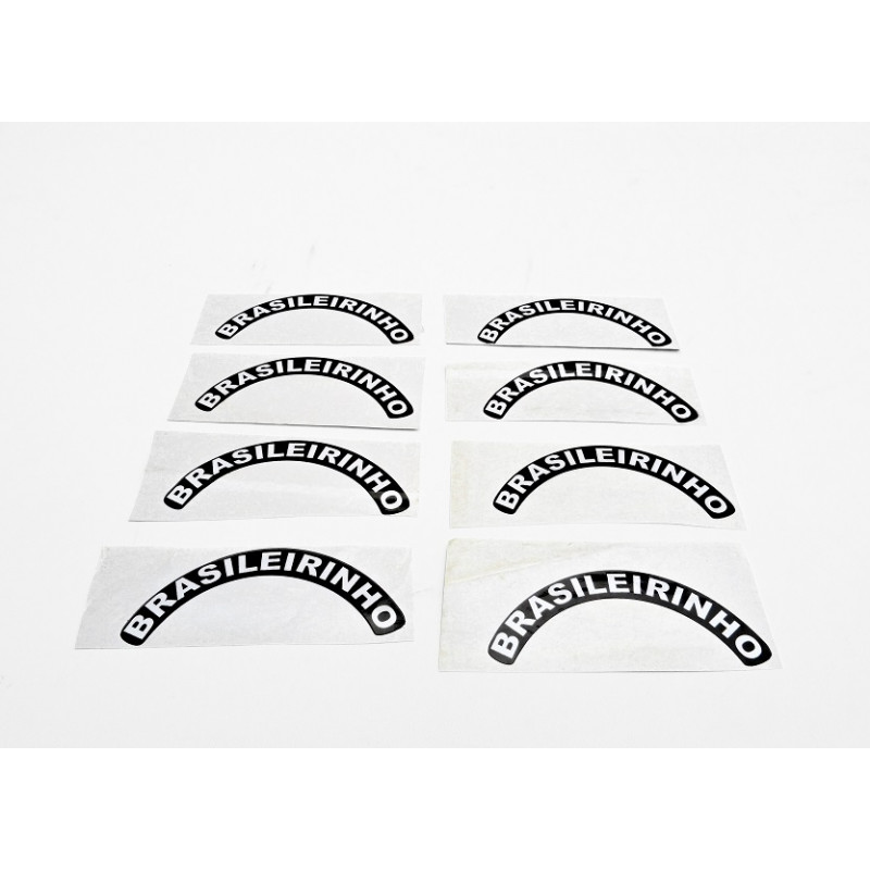 Adesivo Logo da Roda do Triciclo Antigo Bandeirante Brasileirinho Kit 