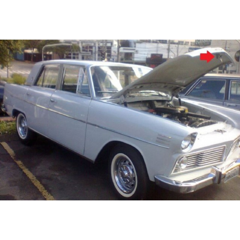 Fecho Trava Superior Capô Aero Willys 63 em Diante