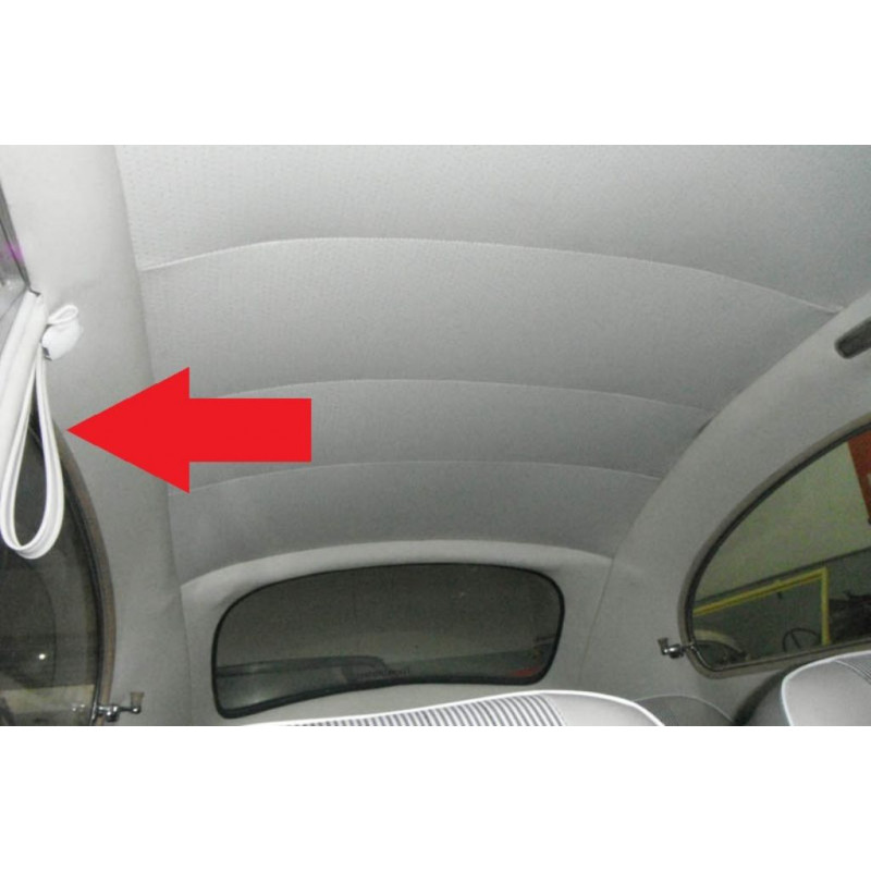 Alça do Teto Branca - Par Fusca Brasilia Após 79