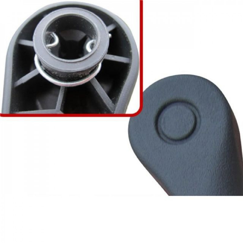 Alavanca Regulagem Banco Individual Blazer, S-10 Esquerdo Cinza