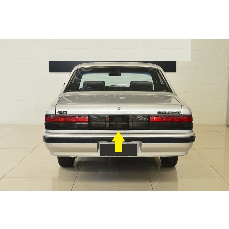 Aplique Central Lanterna Traseira Fumê Portinhola Tanque Opala 1988 a 1992