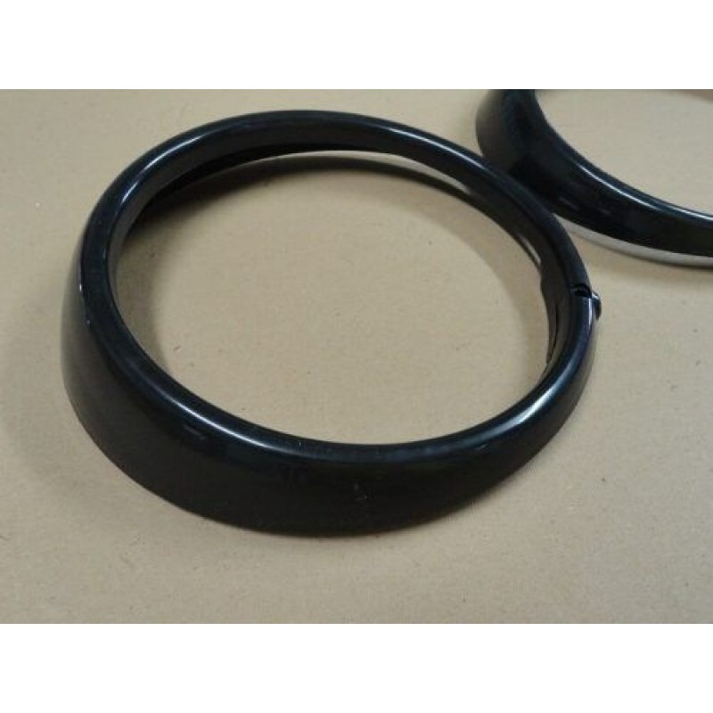 Aro Farol Fusca Kombi 76 à 85 Plástico - Par