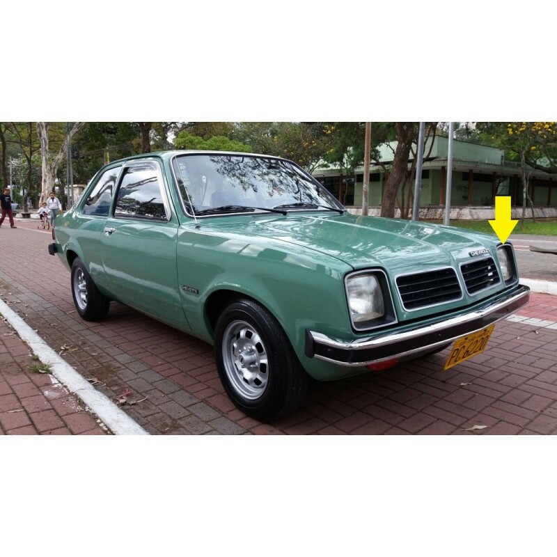 Aro Farol Chevette Marajó Hatch 1981 a 1982 Esquerdo