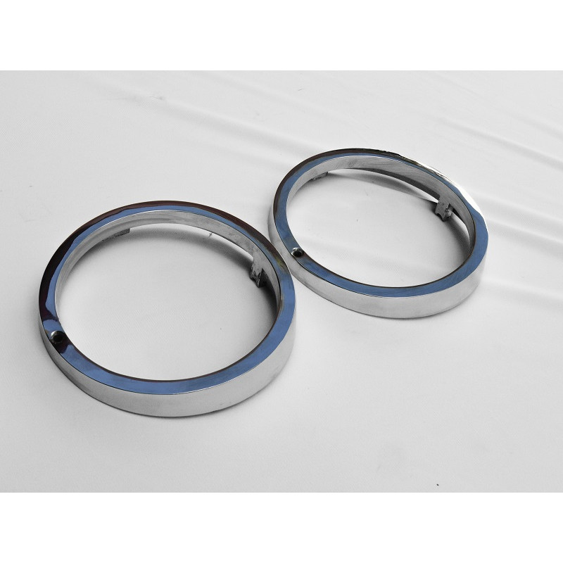 Aro Farol F-100 F-350 F-600 65 à 68 Cromado Original Usado Jogo 