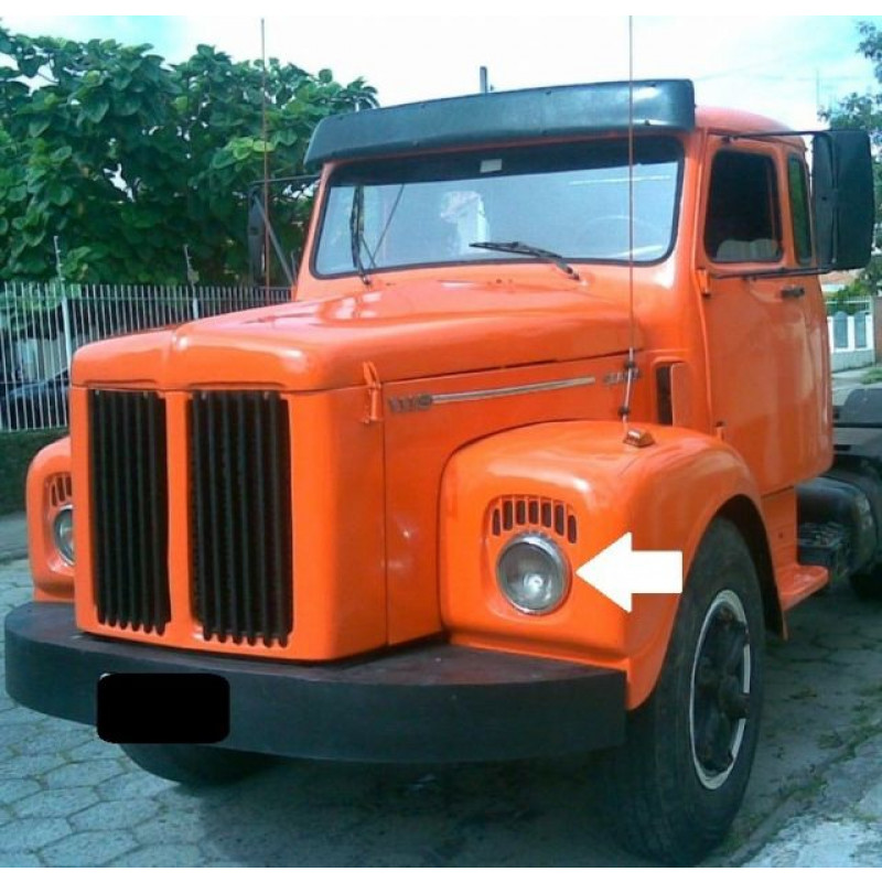 Aro Farol Scania 111 76 à 80 Cromado