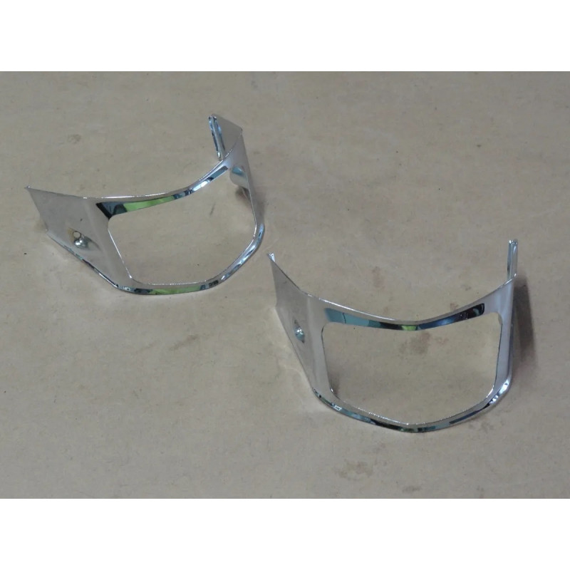 Aro Pisca Dianteiro F-100 F-350 F-600 1956 a1961 Inox - Par