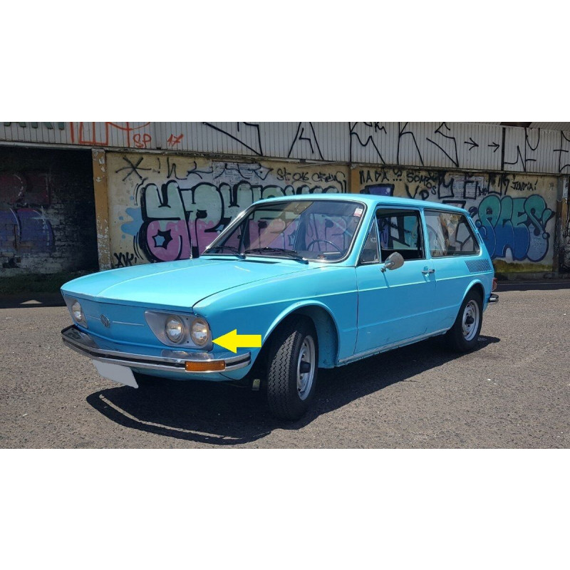 Aro Moldura do Farol Brasilia 73/82 Variant II 78/81 Esquerdo