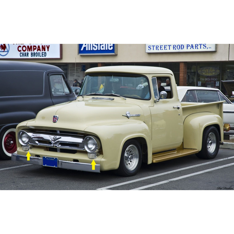 Aro Pisca Dianteiro F-100 1956 a 1961 Bege