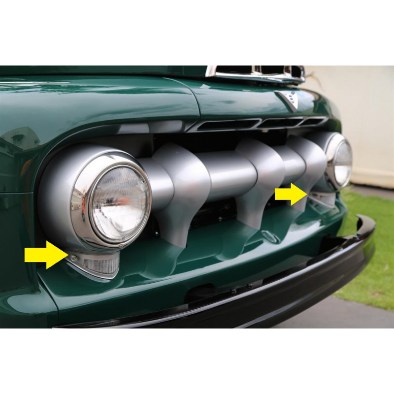 Aro Pisca Dianteiro F-1 1951 a 1952 Importada Nova - Par