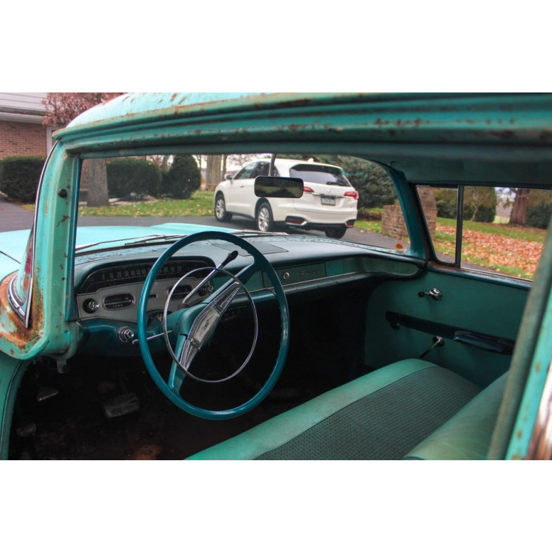 Aro Volante Buzina Biscayne Brookwood 1958 Original Usado