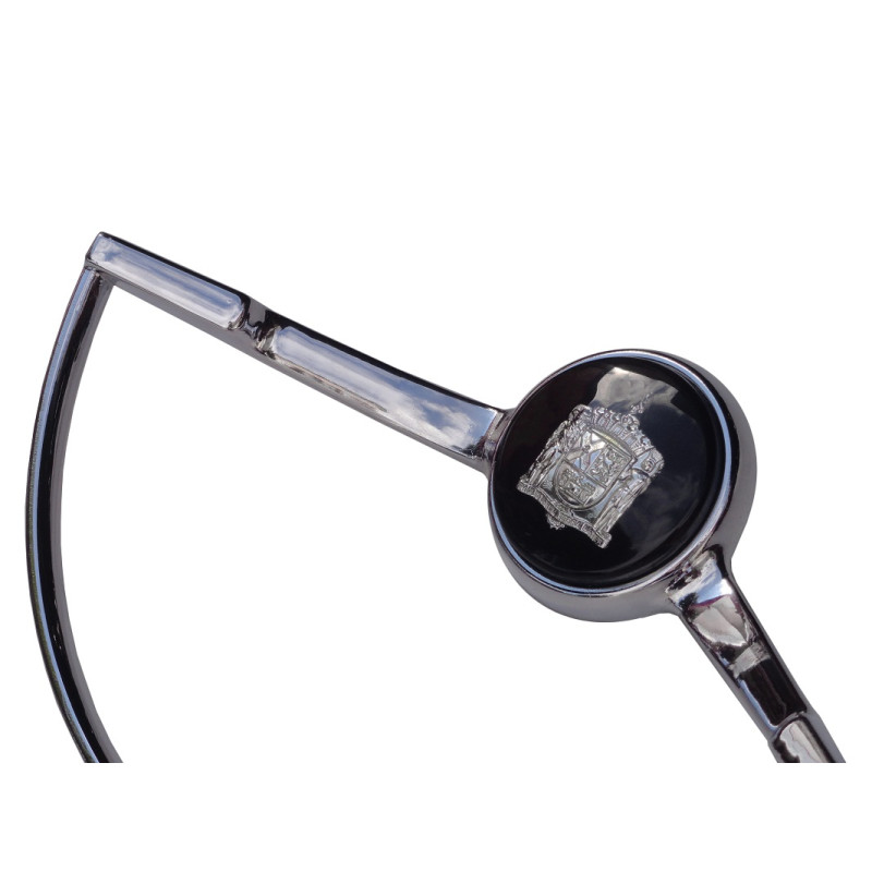 Aro Volante Buzina Cromado com Botão Variant TL TC Karmann Ghia Zé do Caixão 1600