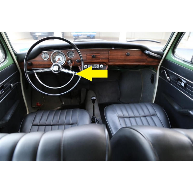 Aro Volante Buzina Cromado Variant TL TC Karmann Ghia Zé do Caixão 1600