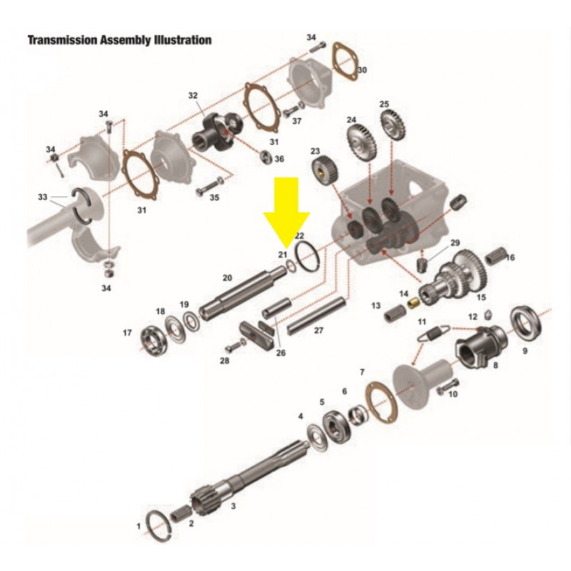 Arruela Câmbio Encosto Eixo Piloto Fordinho Model A 1928 a 1931