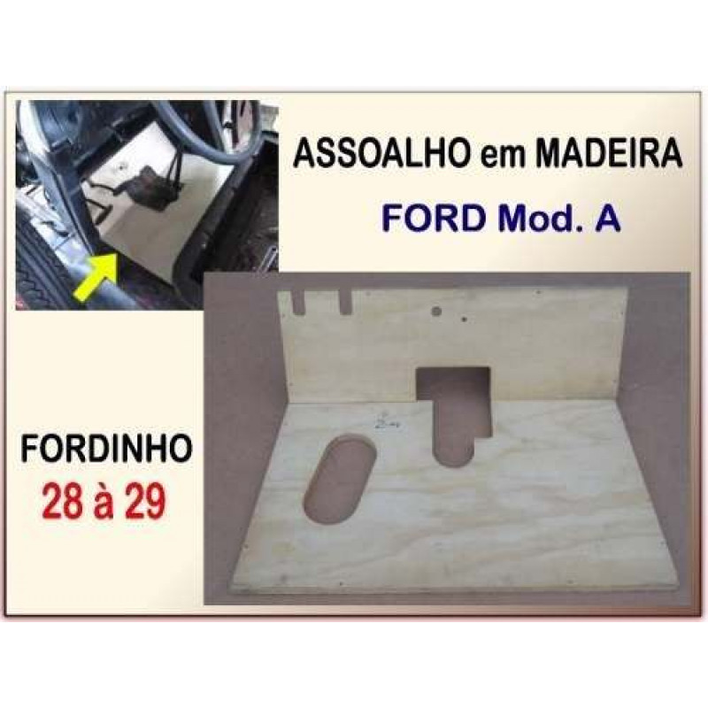 Assoalho de Madeira Ford 28 à 29