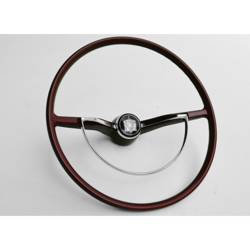 Volante Cálice Fusca até 73 Vermelho Cereja Completo Novo Estria Grossa Reprodução