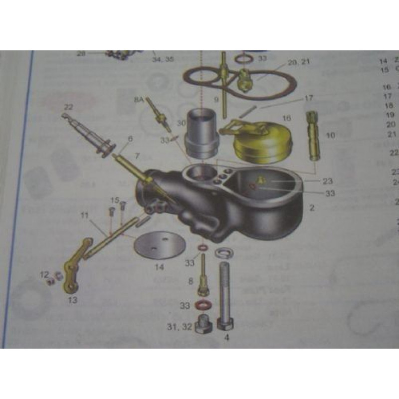 Bóia Carburador Zenith Ford 28 à 31 Importado