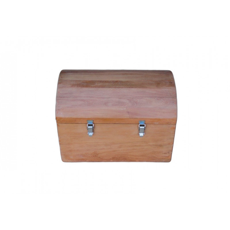 Baú Madeira Garapeira Maciça Vintage Antigo Decorativo Fordinho Speedster 