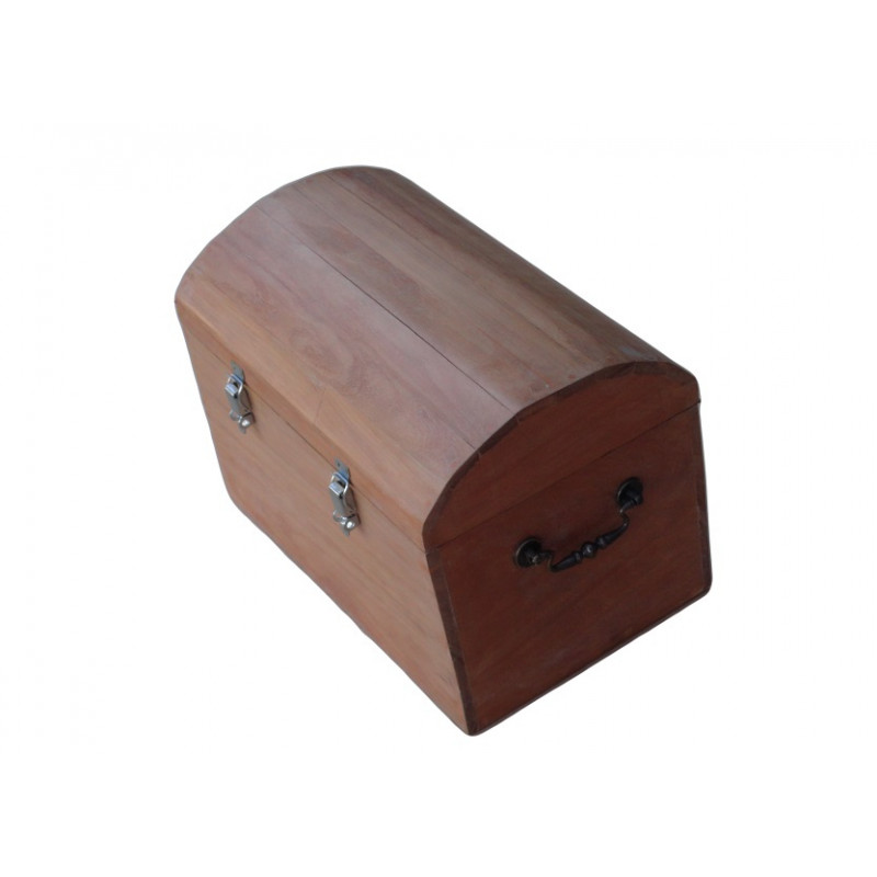 Baú Madeira Garapeira Maciça Vintage Antigo Decorativo Fordinho Speedster 