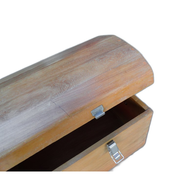 Baú Madeira Garapeira Maciça Vintage Antigo Decorativo Fordinho Speedster 