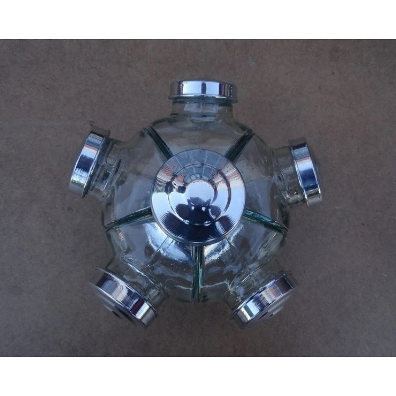 Baleiro de Vidro Giratório Pequeno