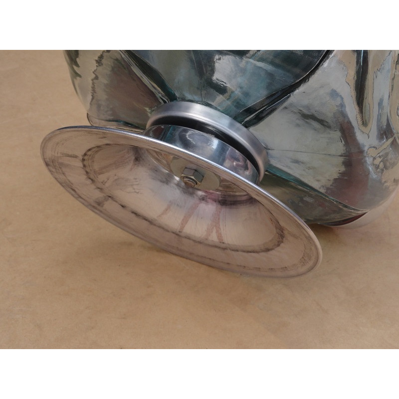 Baleiro Giratório de Vidro Gigante 1 Andar Decorativo Antigo