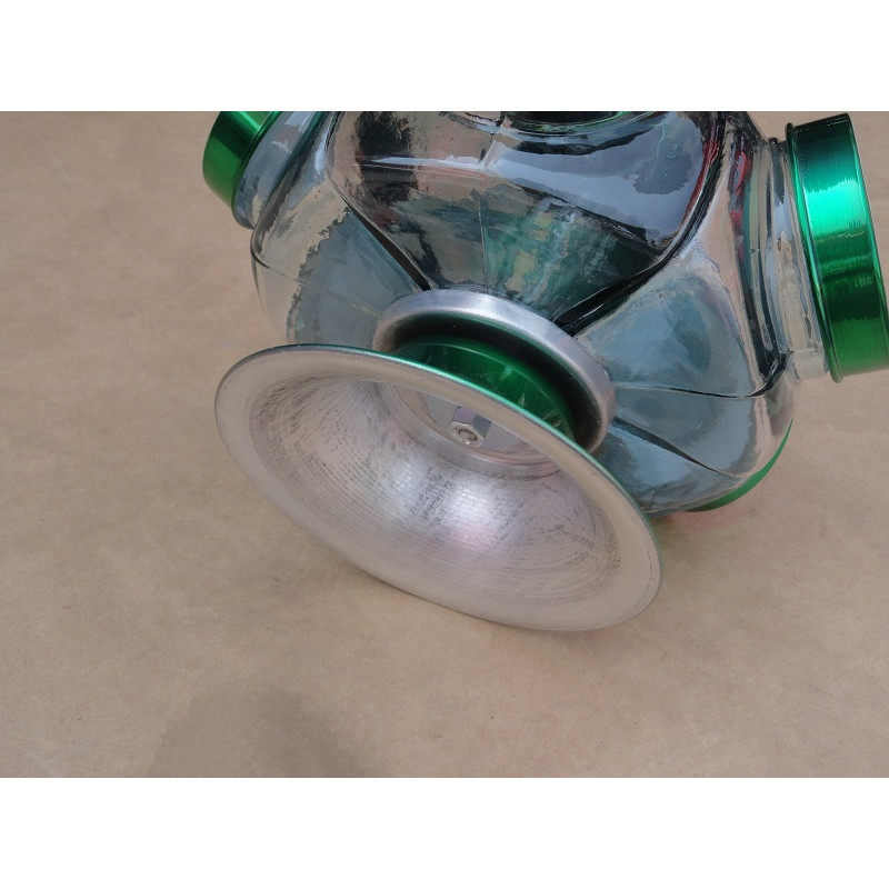 Baleiro Giratório de Vidro Heineken Médio Decorativo Antigo