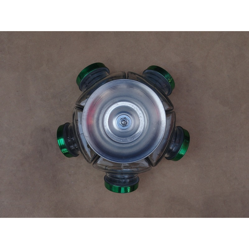 Baleiro Giratório de Vidro Heineken Pequeno Decorativo Antigo