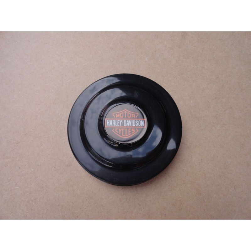 Baleiro Giratório Médio Em Vidro Decorativo Tampa Harley Davidson