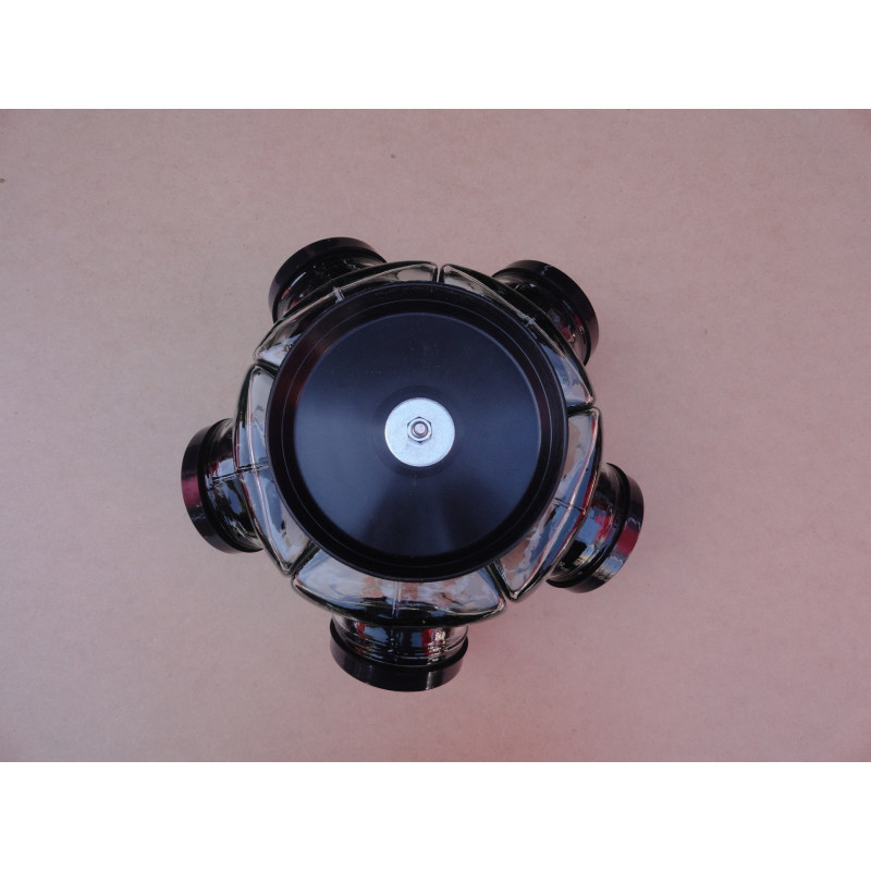 Baleiro Giratório Médio Em Vidro Decorativo Tampa Jack Daniel's