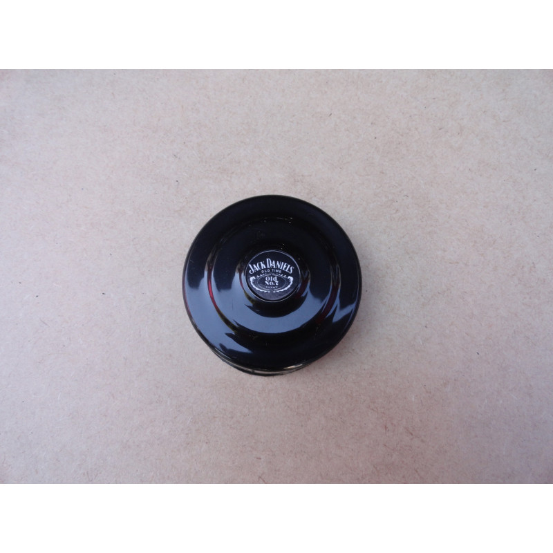 Baleiro Giratório Pequeno Em Vidro Decorativo Tampa Jack Daniel's