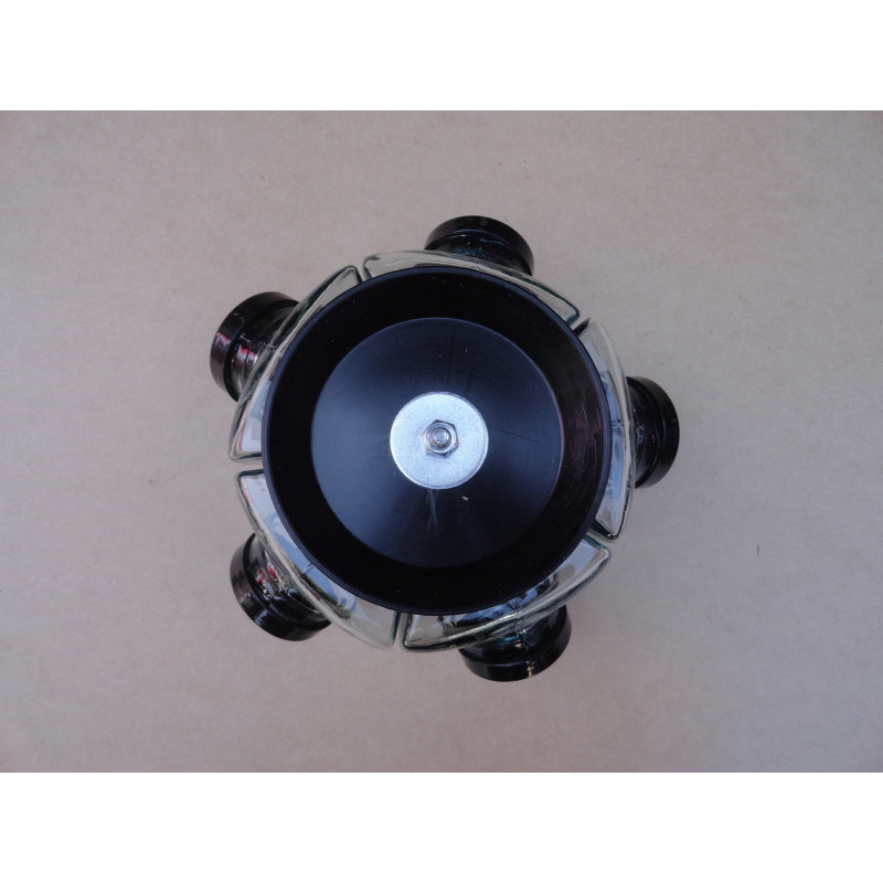 Baleiro Giratório Pequeno Em Vidro Decorativo Tampa Jack Daniel's