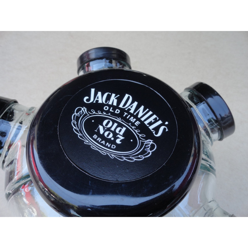 Baleiro Giratório Pequeno Em Vidro Decorativo Tampa Jack Daniel's