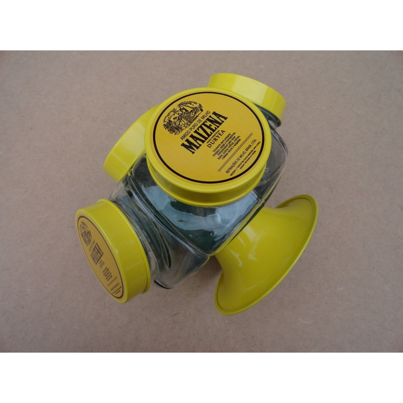 Baleiro Vidro Temático Maizena Giratório Médio Novo