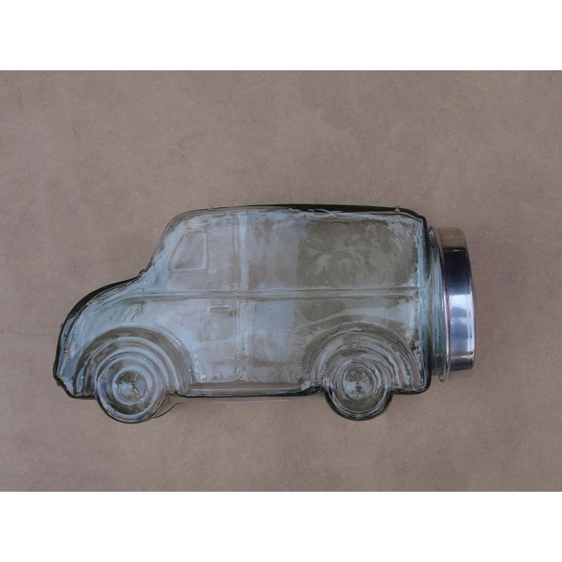 Baleiro de Vidro Furgão Van Caminhão Antigo Novo com Tampa