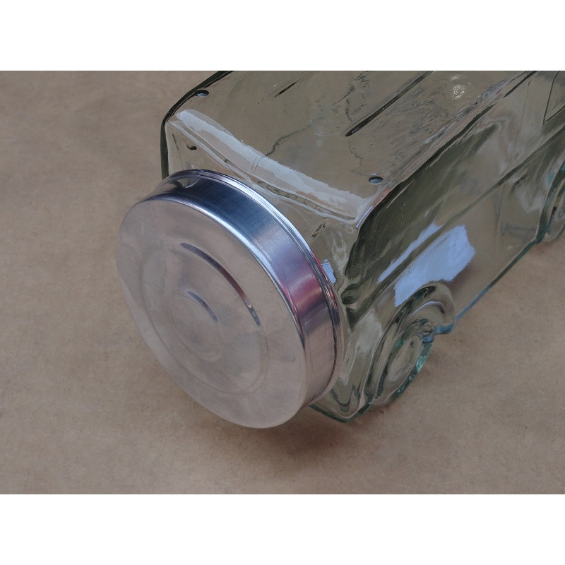 Baleiro de Vidro Furgão Van Caminhão Antigo Novo com Tampa