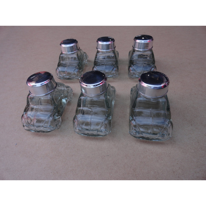 Baleiro Vidro Mini Fusca Jogo com 6