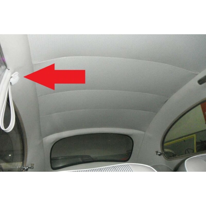 Baratinha da Alça de Teto Fusca Brasilia SP2 - Branca (Nova)