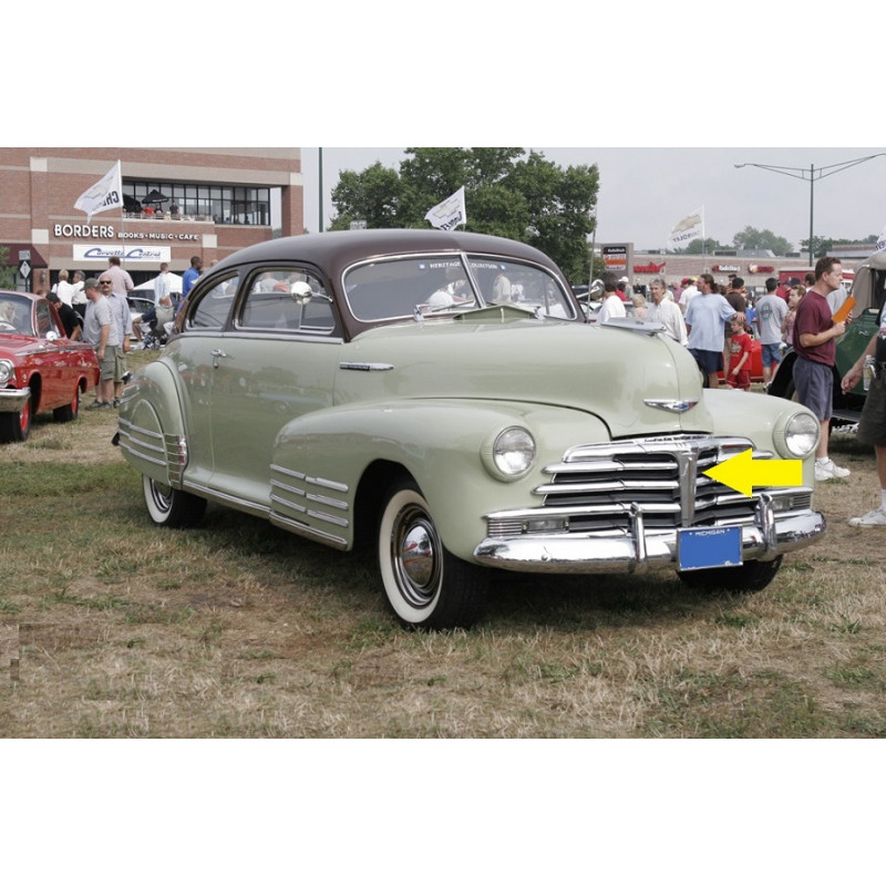 Friso T Centro Da Grade Chevrolet Automóvel 1947 1948 Nova