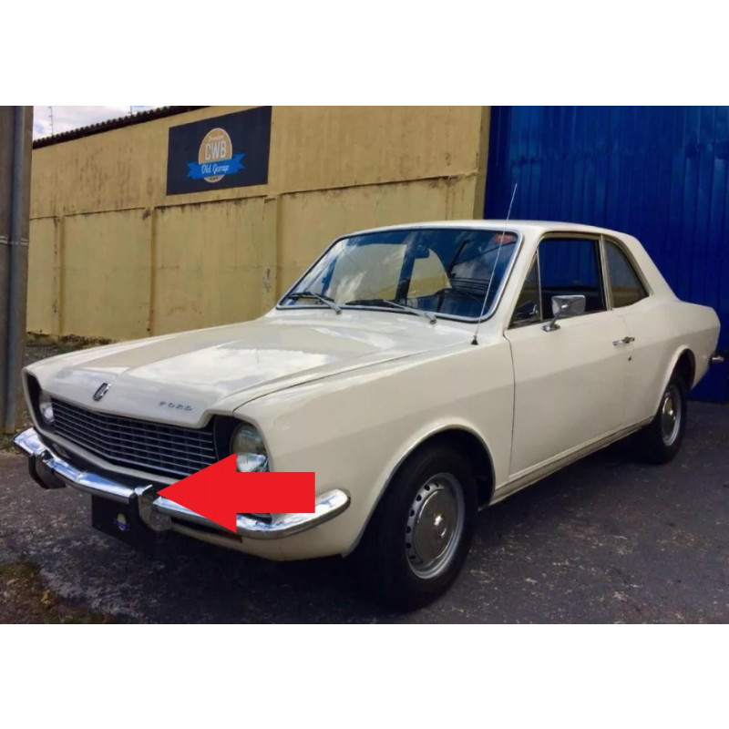 Batente Parachoque Dianteiro Corcel Belina 75 a 77 Original Esquerdo