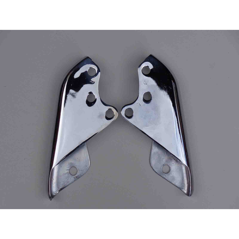 Batente Parachoque Dianteiro Placa Chev Impala Bel Air 1959 Cromado - Par