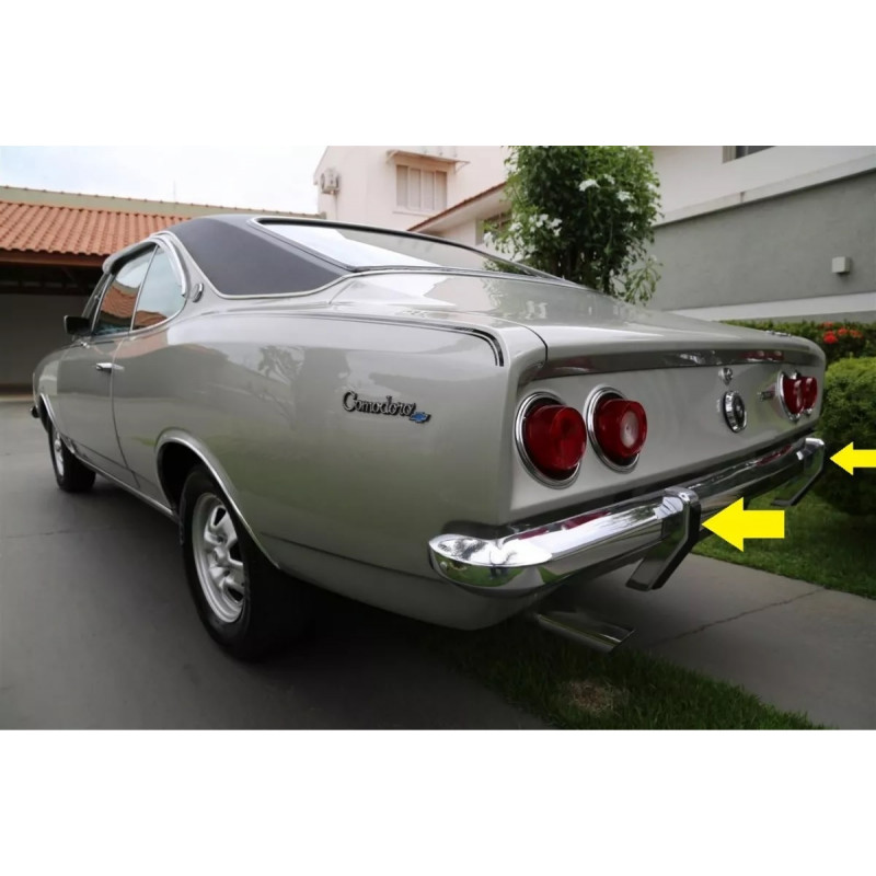 Batente Parachoque Opala Caravan 75 A 79 Novo Reprodução - Par