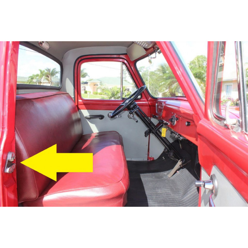 Batente da Porta Cromado F-100 F-350 F-600 1956 a 1961 - Par