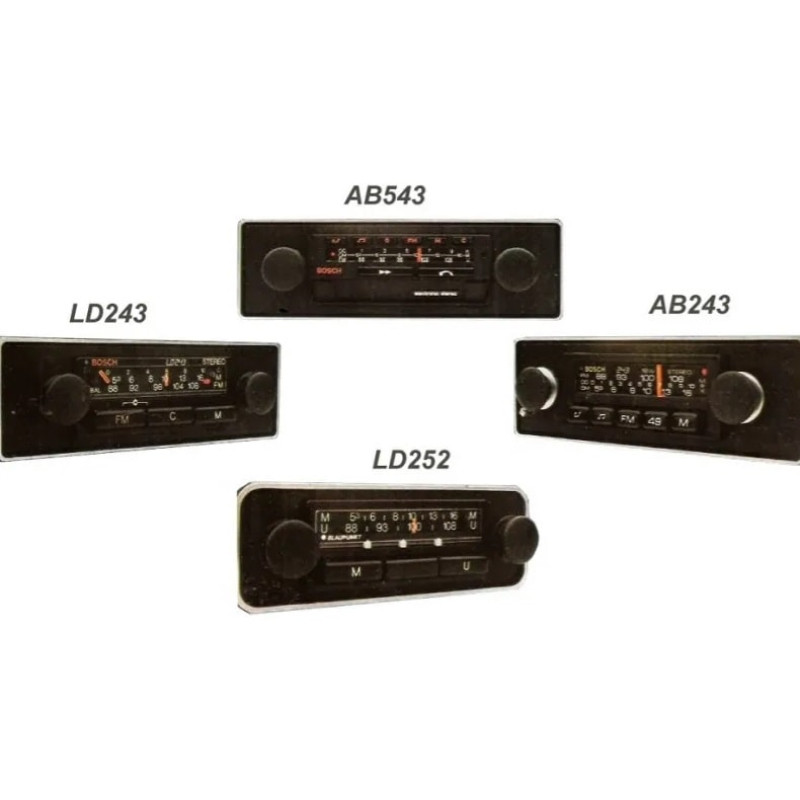 Moldura Rádio Fusca 1971 Em Diante Bosch Blaupunkt Original